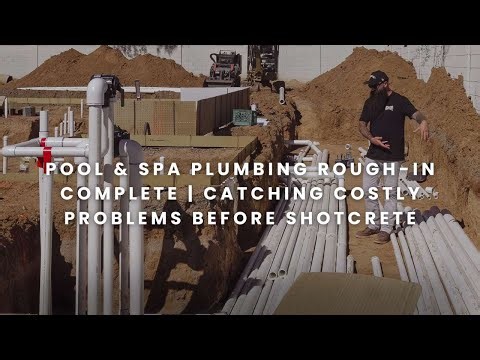 Pool & Spa Plumbing Rough-In Complete | Catching Costly Problems Before Shotcrete with JMax