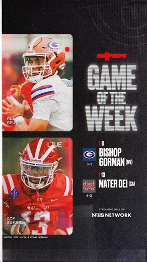 Can Bishop Gorman (NV) finally beat Mater Dei (CA)? 🤔 #shorts