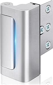 Door Reinforcement Lock for Home Security (800 lbs) – Child Proof Door Lock for Kids Safety, Door Safety Locks from Inside for Inward Swinging Doors, Quick Install, Ideal for Families & Solo Residents