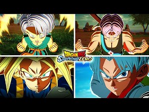 Dragon Ball: Sparking! Zero - All Trunks Transformations & Ultimate Attacks