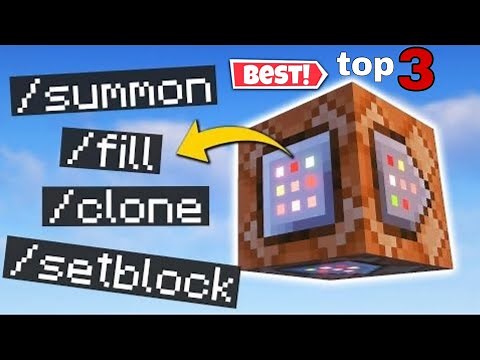 Top 3 Best Minecraft🎮 Commands (OP Tricks!)🔥