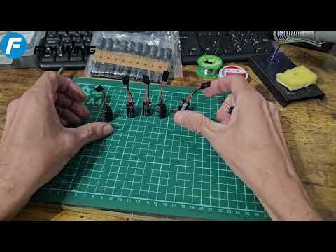 How to make and test the Flywing capacitor.