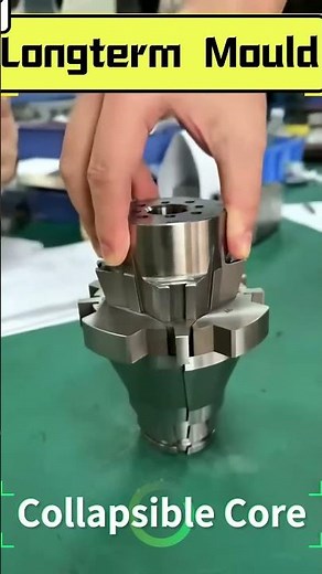 Longterm Mould can design collapsible core molds for easy production. #molddesign #moldmaking #mold
