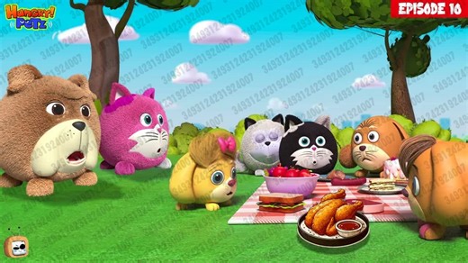 2025.12.12 【Chotoonz TV - Funny Cartoons】野餐大混乱！｜饥饿宠物｜滑稽动作｜第10集｜最佳卡通合集｜Chotoonz