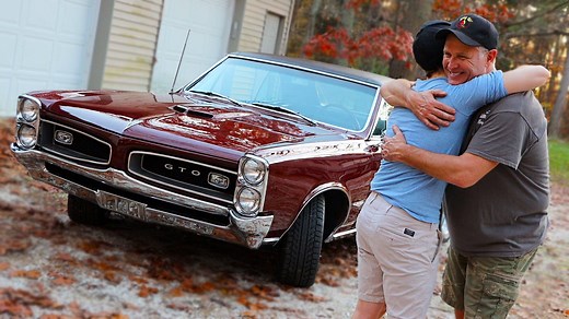 62M views · 1.2M reactions | After so many years of my Dad helping me pursue my dreams, I finally help him fulfill his dream...A 1966 Pontiac GTO - His Dream Car for 50 Years. | Jesse Tyler Ridgway | Facebook