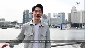 "I teared a bit": Cathay busker 黄長俊 Jeff Ng started out as a waiter years ago - and now draws huge crowds whenever he performs. He told CNA Lifestyle his story: https://cna.asia/3ORVYXw | CNA