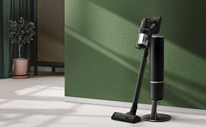 The Samsung Bespoke Jet AI is an AI-powered cordless stick vacuum
