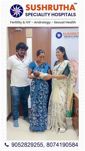 Happiness Begins with a Heartbeat #sushruthafertility #ivfcentre