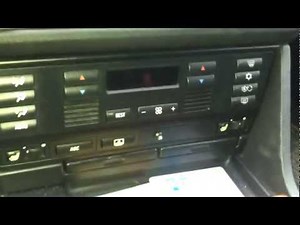 Demontaz panelu klimatyzacji BMW E39, how to remove air conditioning control