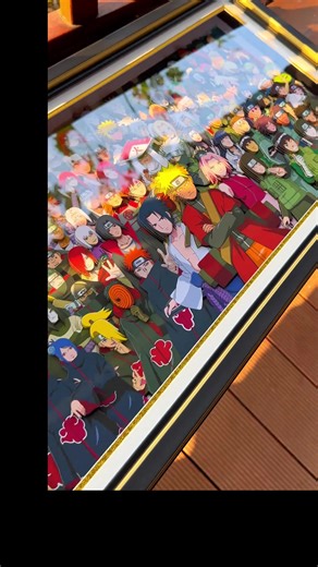 Captivating Naruto 3D Stereoscopic Painting