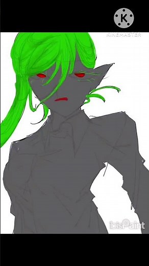 初めて厚塗りをやってみた。【イラストメイキング】【ibis paint】