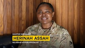 19 reactions | MSG Herinah Asaah describes her path to becoming a Religious Affairs Specialist (56M) in the U.S. Army. #ArmyChaplainCorps | #LiveTheCall | #Care4Souls | #56M | U.S. Army Chaplain Corps | Facebook