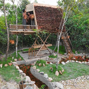 54K views · 1K reactions | Living Rural House Building Fish Tank Pound | Survival Builder Viral | Facebook