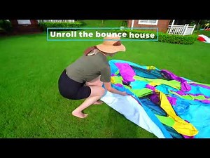 nl-yg001_エア遊具リゾート使用動画／ウォータースライダー