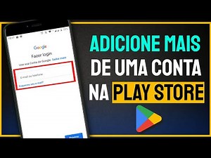 Como adicionar outra conta na Google Play Store