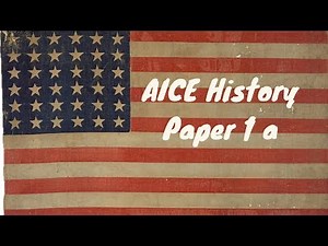 AICE History Paper 1 a