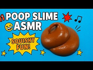💩 Poop Slime ASMR | Funny & Satisfying Squishy Sounds
