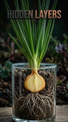 Onion Growing Time Lapse | Seed to Bulb Underground 🧅