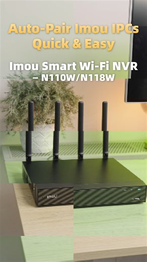 IMOU Colombia on Instagram: "✨ Mantente conectado, seguro. Conoce el NVR Wi-Fi Imou N110W/N118W: tu centro de seguridad definitivo para el hogar y la empresa. 💡 Fácil configuración. 🔊 Micrófono y altavoz integrados. 📱 Control inteligente mediante la aplicación. ⚡ Wi-Fi 6 de doble banda para una estabilidad excepcional. 📸 ¡Emparejamiento automático con cámaras Imou y disfruta de acceso fluido a 10/18 canales! #Imou #SeguridadInteligente #WiFiNVR #SeguridadEnElHogar #HogarInteligente #WiFi6 #N