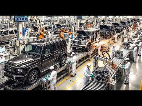 Inside the Mercedes-AMG G63 Factory | From Hand-Built V8 to Legendary Off-Road Icon