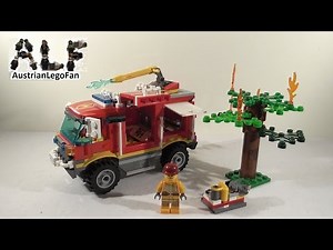 Lego City 4208 4x4 Fire Truck / Feuerwehr Geländetruck - Lego Speed Build Review