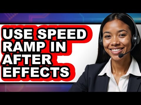 How to Use Speed Ramp in After Effects (only Way)