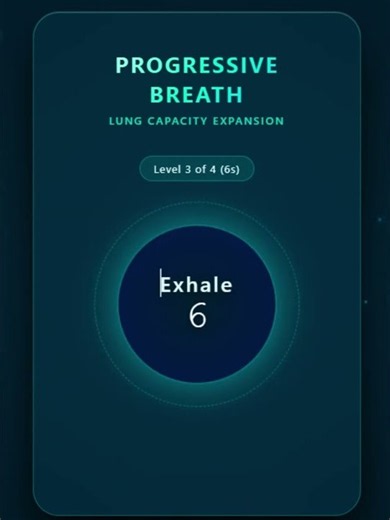 Train Your Lungs Fast: Progressive Breathing Exercise (4-5-6-7 Breathing)