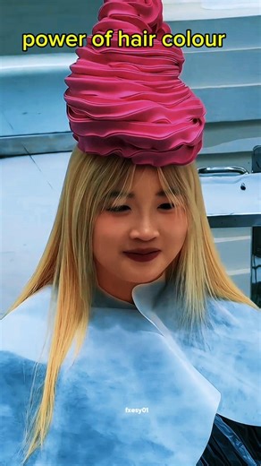 power of hair colour 😲 #trollface #edit #tiktok #hearttouching #shortvideo #fyp #memes #haircolor