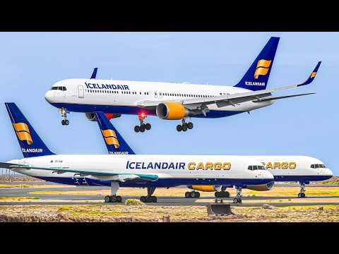 ✈️🇮🇸 50 CLOSE UP TAKEOFFS & LANDINGS at Reykjavik Keflavik Airport Plane Spotting [KEF/BIKF]