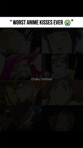 Who had the WORST kiss? 💀 #naruto #onepiece #jjk #anime #memes #shorts