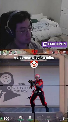 Gold Miks or Gold Omen #valorant #valorantclips #valorantlive #valoranthighlights #agoldomen