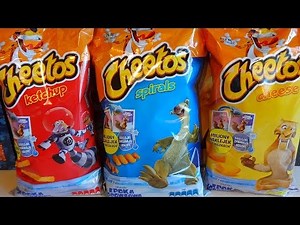 Cheetos Snack Promo Pack - Ice Age 5: Collision Course Stickers Collection Food Reviews