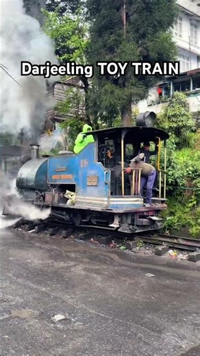 Darjeeling toy train with steam engine ￼