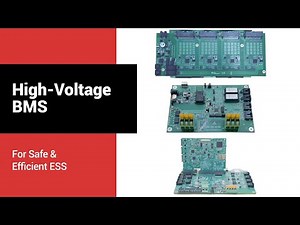 High-voltage BMS for Energy Storage Systems Demonstration