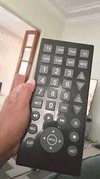 Kmart Big TV Remote setup