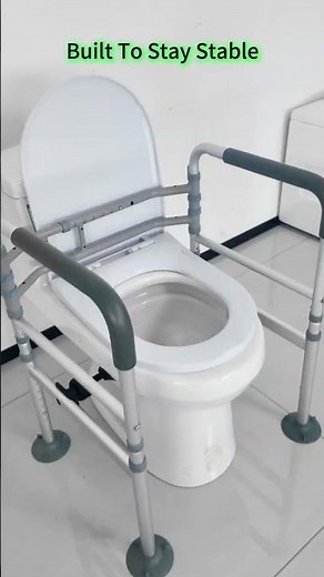 Adjustable Toilet Safety Rail | Universal Fit Bathroom Support | OEM Manufacturer