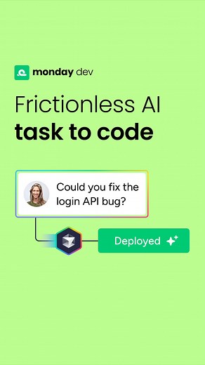 Monday dev connects with tools like Cursor, Codegen, and GitHub to take you from task to code—no context switching needed. | monday.com