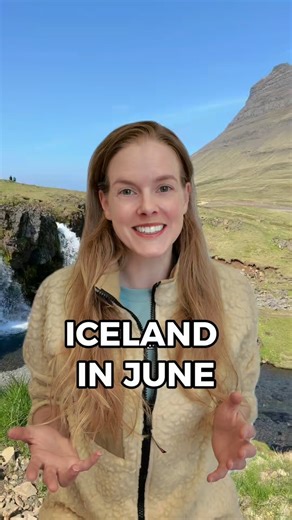 Guide to Iceland on Instagram: "Who’s visiting Iceland in June? 🙋‍♀️🙋‍♂️🙋 Here’s what you need to know: 🌡️ Temps range from 9–15°C (48–59°F) ☀️ Up to 21 hours of daylight around the summer solstice (June 21!) 🌦️ Expect all kinds of weather—rain, sun, and wind, often in the same day ✅ What to pack: • LAYERS! • T-shirt + fleece or wool sweater • Shell jacket + optional vest for chilly days • Hiking trousers • Sturdy boots, gloves, beanie • Swimsuit, sunglass