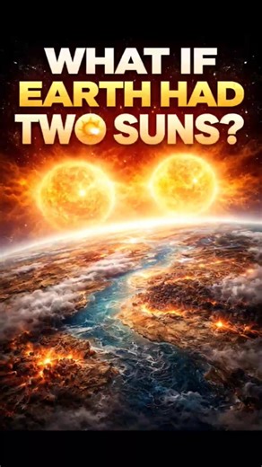 What If Earth Had Two Suns? ☀️☀️#shorts