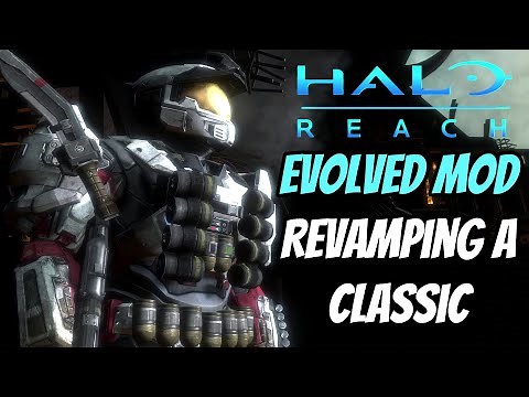 Halo Reach: Evolved Mod Showcase (ONI Sword Base) w/Commentary - Halo MCC
