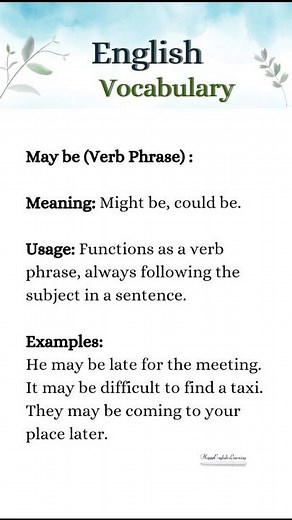 Use of “Maybe” in Daily English Conversation | English Shorts