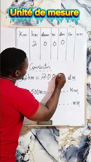 Les unités de mesures #mathematiques #mathematics #maths #pourtoi