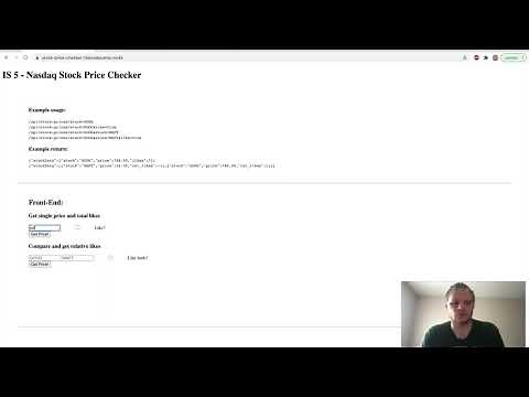 Stock Price Checker | FreeCodeCamp