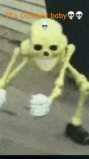October time #skeleton #funny #memes ￼