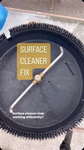 Travis Collins on Instagram: "Surface cleaner easy fix...It's lubrication time! Maintenance is key to keeping tools working smoothly. I hope this helps. #pressurewasher #surfacecleaner"