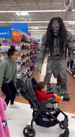 6.3M views · 7.2K reactions | Funny and scary Halloween in the store Halloween decoration prank. #halloween #pranks #fblifestyle . . . (For entertainment purposes only. Consult professionals if guidance on activities is presented. No brand affiliation is implied if any are shown. If inspired by true events, creative adaptations may be included. Content may include public footage.) | Fabiosa Kindness in Action | Facebook