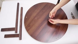 Round Nesting Coffee Tables Set of 2,Round End Table,Small Nesting Tables,Side Table,for for Living Room Bedroom Balcony