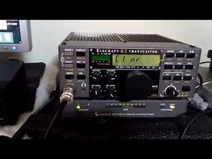Elecraft K2 CW RX reception morse - Filter an DSP demonstration - IW2NOY