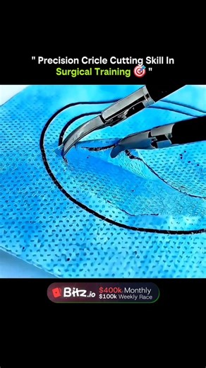 Knowledge Vertex on Instagram: "In surgery, perfection isn’t optional — it’s trained. This precision circle-cutting exercise may look simple, but it builds the foundation of life-saving accuracy. • Trains hand stability – Surgeons must control pressure, speed, and direction without hesitation. • Develops muscle memory – Repeating perfect curves conditions the hands to move instinctively. • Improves depth control – Cutting too deep or too shallow can change outcomes in real operations. • Sharpens