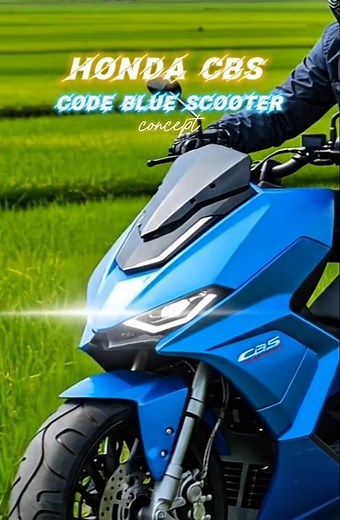 Honda CBS ! Code Blue Scooter ! concept #shorts